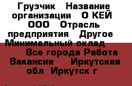 Грузчик › Название организации ­ О’КЕЙ, ООО › Отрасль предприятия ­ Другое › Минимальный оклад ­ 25 533 - Все города Работа » Вакансии   . Иркутская обл.,Иркутск г.